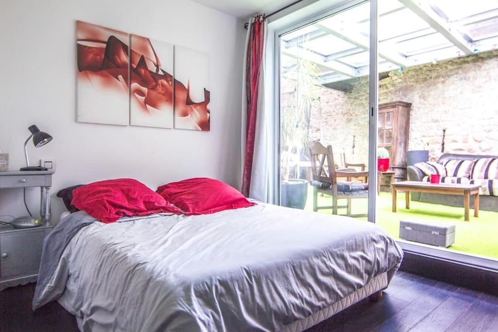 Appartement Avec Jardin Interieur 4 Pers Centre Ville Nemours Exterior foto